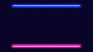 The background of the blue and pink neon lines on top and bottom glows. Suitable for presentation, business, advertising, etc. vector