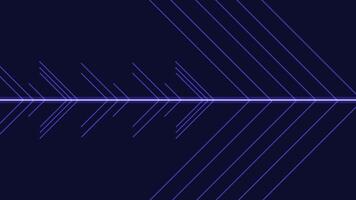 Futuristic neon arrow lines background in dark colors. Suitable for presentations, business, advertising, etc. vector