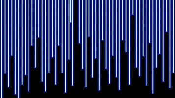 Blue neon lines background glowing down, dark with bright lines. Suitable for presentation, business, advertising, etc. vector