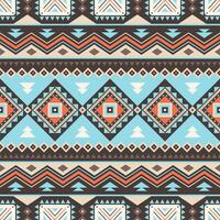 Tribal striped seamless pattern. Aztec geometric background, can be used in textile design, web design for making of clothes, accessories, decorative paper vector