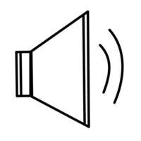 Sound heard icon element design template vector