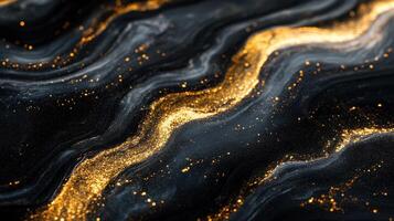 Abstract gold and black marble texture. Background design, website, print photo