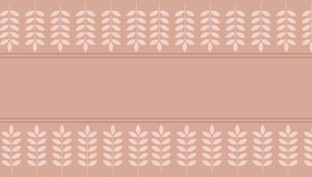 Elegant botanical pattern background design for invitation cards and banner vector