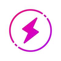 Design Illustration graphic of fast symbol icon with gradient style. Suitable for UI, mobile design, web design, etc. vector