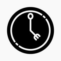 Design Illustration graphic of meal time icon with glyph style. Suitable for UI, mobile design, web design, etc. vector