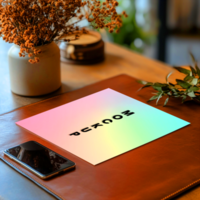 Pastel Rainbow Gradient Background Perfect for Branding and Design Projects psd