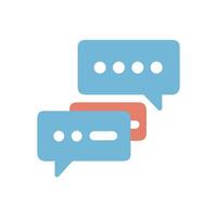 Conversation Bubbles Icon, Dialogue, Chat, Message, Communication vector