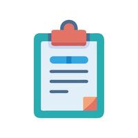 Clipboard Icon Illustration for Tasks, Notes, or Documents vector