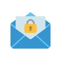 Secure Email Icon Data Protection and Privacy vector
