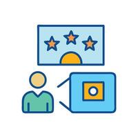 Expertise Feedback Loop Person, Action, Result, and Evaluation vector