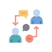 Communication and Feedback Cycle, Person to Person Interaction vector