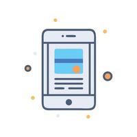 Smartphone App Interface Illustration with Modern Design Elements vector