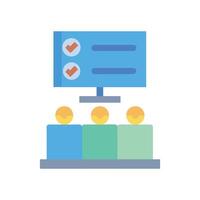 Audience insights analysis, customer feedback, and task completion vector