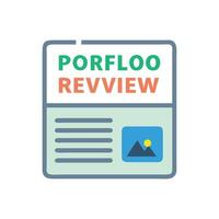 Portfolio Review Presentation Mockup on Black Background vector