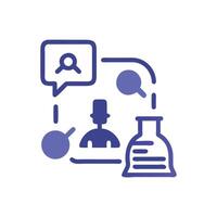 AI Driven Experimentation with Human Interaction and Flask vector