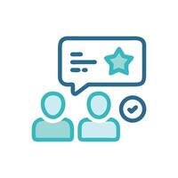 Feedback and rating system concept illustration design vector