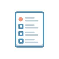 Modern checklist illustration for todo lists and task management vector
