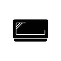 Monochromatic solid background for overlay design and text placement vector