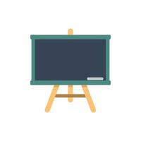Isolated blackboard on easel with chalk ready for writing vector
