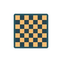 Minimalist Chessboard Illustration with Soft Colors on White Background vector