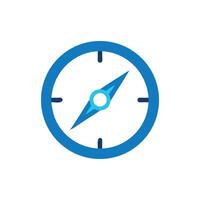 Compass graphic illustration showing direction and navigation concept vector