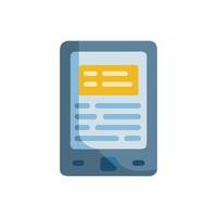 Stylized smartphone illustration representing mobile technology and communication vector