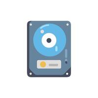 Simple illustration of an internal hard disk drive vector