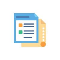 Documents or reports concept design elements for digital use vector