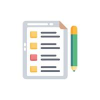 ToDo List with Pencil for Task Management vector