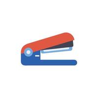 Stylized illustration of stapler on plain White Background vector