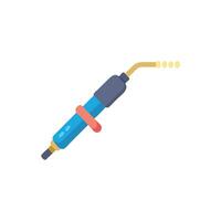 Flat design soldering iron on a White Background vector