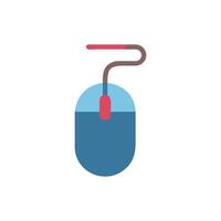 Minimalist computer mouse on White Background highlighting design simplicity vector