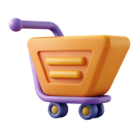 coveted retro A minimal shopping cart icon. Single-weight stroke, flat color with Scalable Design. top-tier png