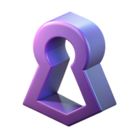 dazzling sought-after Geometric keyhole shape, symmetrical, flat color, crisp edges, with Scalable Design. png