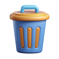 sumptuous elegant A scalable trash can icon. Clean lines, flat color with Scalable Design. artisan png