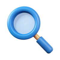 glorious calm retro Pictogram of a magnifying glass. Crisp edges, single-weight stroke, minimal design with Scalable Design. top-tier png