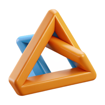 spicca futuristico incastro triangoli, croccante bordi, minimo disegno, piatto colore, con scalabile design. studio qualità png