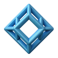stunning dynamic impressionist Interlocking diamonds, crisp edges, minimal design, flat color, with Scalable Design. ultra HD png