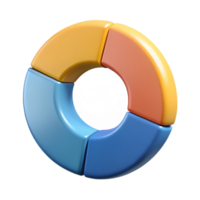 passionate vibrant Circular chart divided into segments. Crisp edges, flat color, with Scalable Design. high resolution png