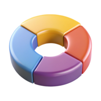 bold breathtaking Circular chart divided into segments. Crisp edges, flat color, with Scalable Design. gallery standard png