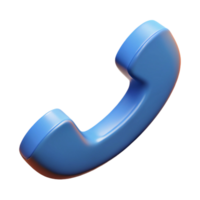 melancólico sorprendentes teléfono receptor. limpiar líneas, crujiente bordes, y plano color. mínimo diseño con escalable diseño. hecho a mano png