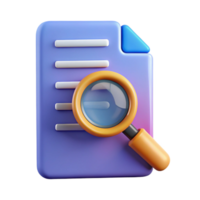 unforgettable modern Magnifying glass icon over a document. Crisp edges, scalable design, flat color with Scalable Design. original png