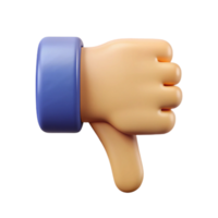 harmonious majestic Thumbs down icon. Crisp edges, flat color, single-weight stroke. with Scalable Design. expertly shot png
