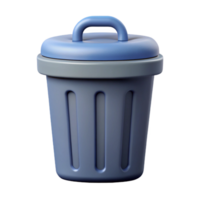 playful fascinating Trash can icon. Clean lines, flat color, minimal design with Scalable Design. refined png