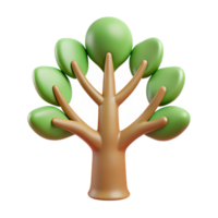 breathtaking unparalleled Tree icon with branching leaves. Symmetrical, single-weight stroke, flat color with Scalable Design. png