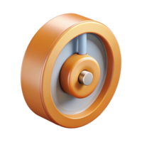 energetic pristine Pause button icon. Crisp edges, clean lines, flat color. with Scalable Design. fine detail png