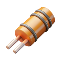 mesmerizing coveted Symmetrical technical drawing of a resistor with minimal detail and flat color with Scalable Design. png