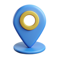 tranquil impressive Location pin icon. Clean lines, flat color, minimal design with Scalable Design. refined png