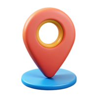serene futuristic Location pin icon. Clean lines, flat color, minimal design with Scalable Design. genuine png