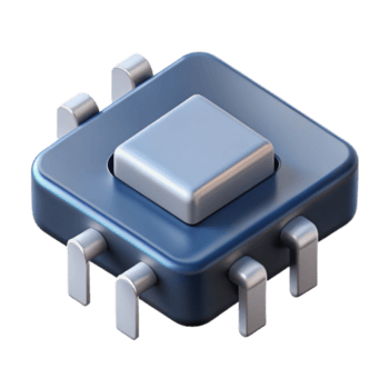 magnifique passionné futuriste minimal technique dessin de une transistor avec tranchant bords et avec évolutif conception. précision png